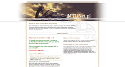 Desktop Screenshot of mtgnet.pl