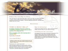 Tablet Screenshot of mtgnet.pl